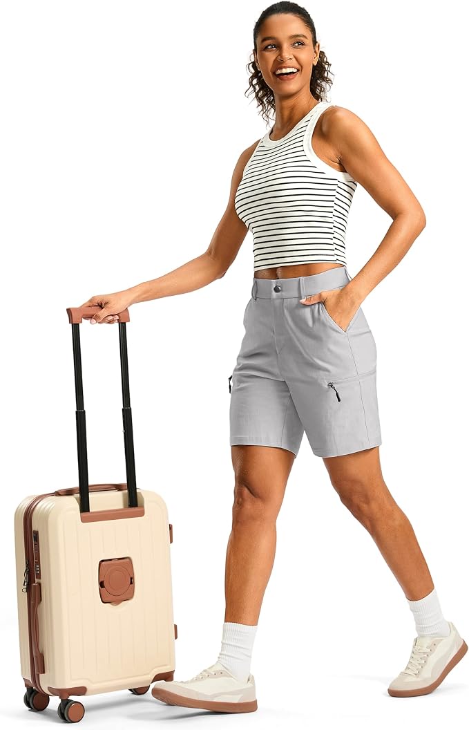 G Gradual Women's 7"/9" Hiking Cargo Shorts Quick Dry Lightweight Golf Outdoor Work Summer Travel Shorts with Pockets