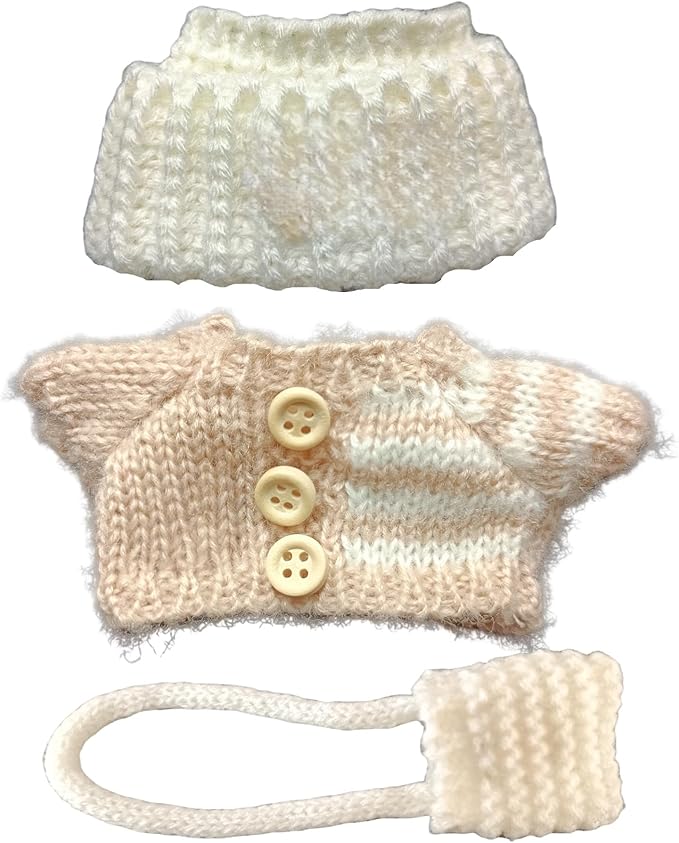 Fits 5.9-6.7 in for Clothes Doll Accessories Suit (NO Doll) Stylish Cute Clothes for Dress up Unique Style Universal Trendy Toy (P03)