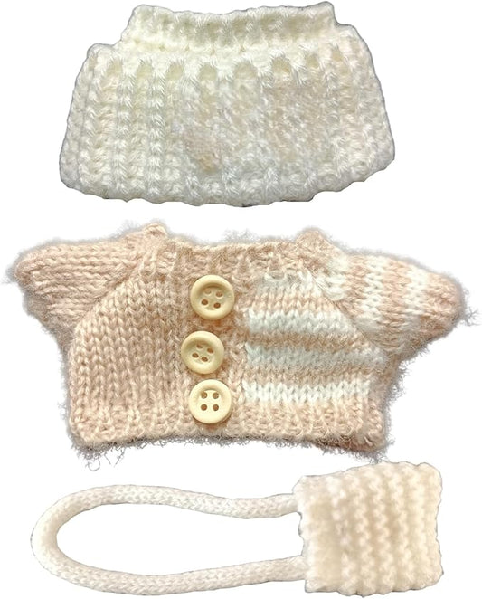 Fits 5.9-6.7 in for Clothes Doll Accessories Suit (NO Doll) Stylish Cute Clothes for Dress up Unique Style Universal Trendy Toy (P03)