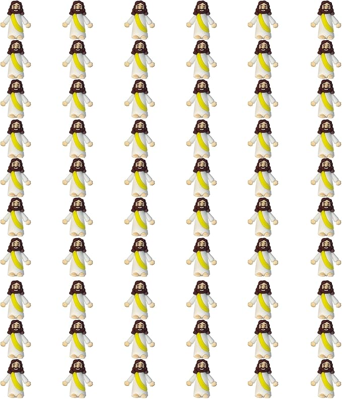 Mini Jesus Figures, Set of 30pcs Action Figures Little Jesus Figures, Tiny Jesus Figures to Hide and Seek Religious Gifts for Easter Egg Stuffers