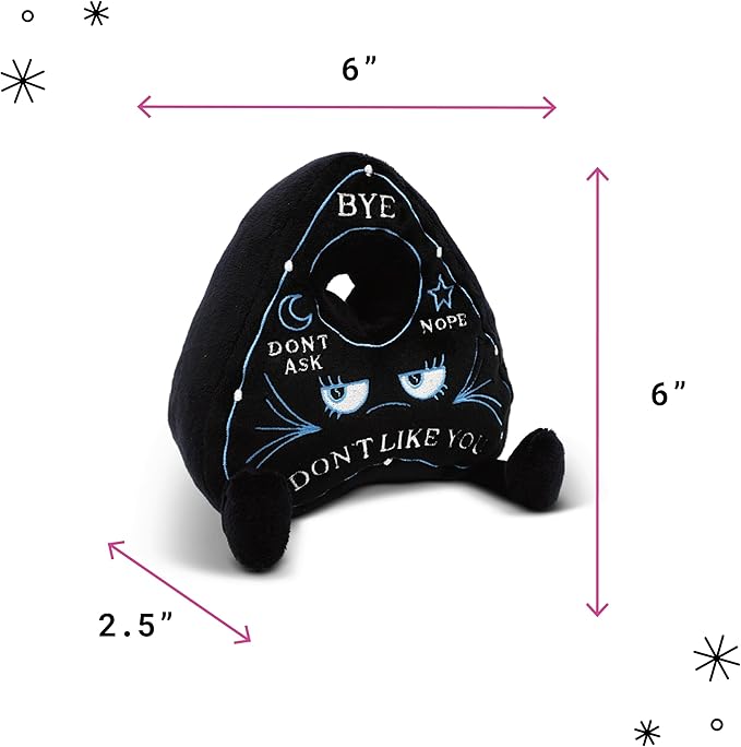 Rest in Plush Collectible – Spooky Cute Stuffed Toy, Soft Halloween Plushie for Collectors, Trick or Treat Gift, Fall Holiday Decoration - Planchette
