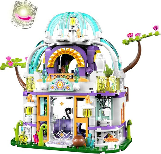 Friends House Building Set with LED Light,Compatible with Lego Friends Construction Educational Building Toys for Girls Boys Ages 6-12 and up 413PCS