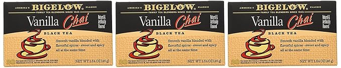 Bigelow Tea Chai Vanilla 20Bg 1.64 oz (pack of 3)