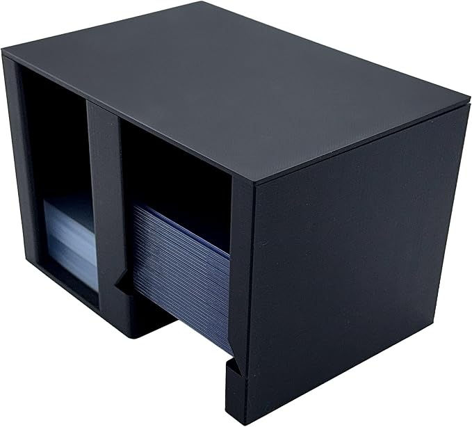 EnderToys CardCare Lite with Dust Cover (Black) - Toploader Dispenser - Penny Sleeve Holder