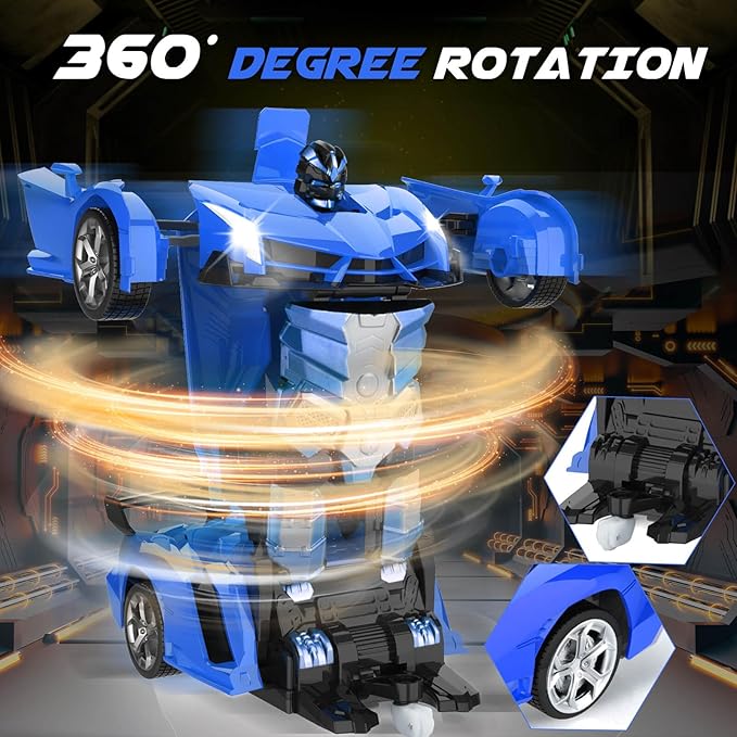 Dolanus Remote Control Car - Transform Robot RC Cars, Toys for Ages 5-7, Boys' Toys, Gifts for Boys & Kids