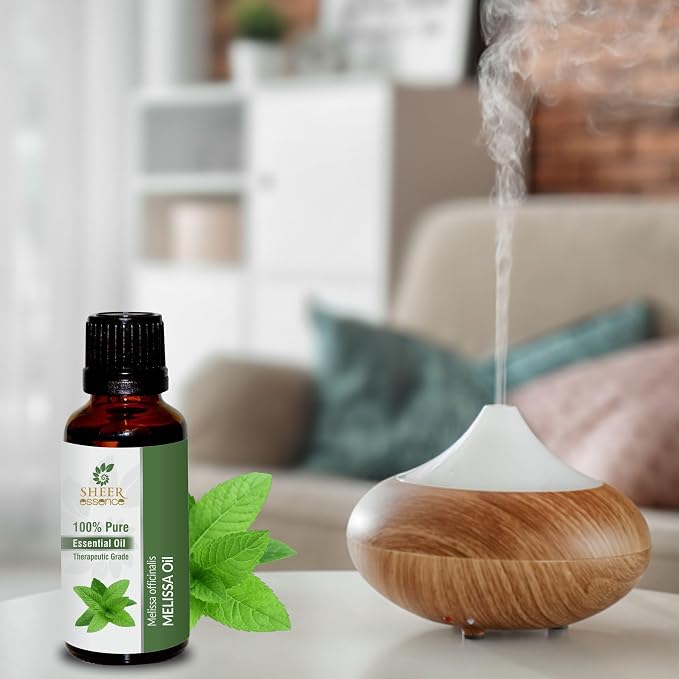 Melissa (Lemon Balm) Oil (Melissa Officinalis) Essential Oil 100% Pure Natural Undiluted Uncut Therapeutic Grade Oil 8.45 Fl.OZ