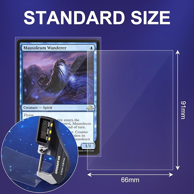 Tioplior 4000 Counts Card Sleeves,Soft Penny Sleeves for Trading Cards,Clear Plastic Card Protectors Fit for MTG,TCG,Baseball,Football,Sports,Game Cards
