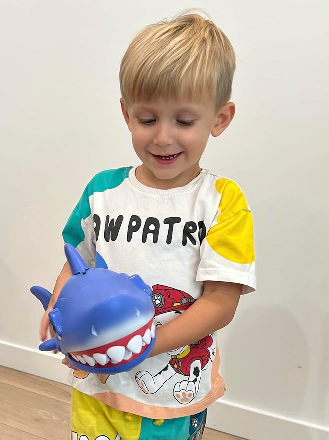 Remote Control Shark Toy for Kids 3+ - Rechargeable RC Shark Robot with Realistic Biting Action, Interactive Gifts for Boys Ages 3-12, Stocking Stuffers, Birthday Gifts