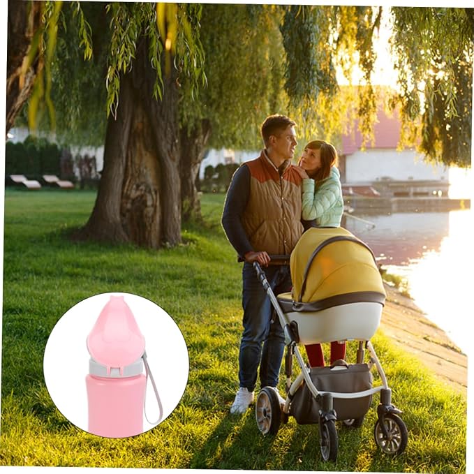 SHOWERORO Lightweight and Girls Urinal Portable Urinal Bottle for Boy Girl Seamless Travel Potty