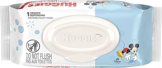 Huggies Simply Clean Unscented Baby Diaper Wipes, 1 Flip-Top Pack (64 Wipes Total), Packaging May Vary