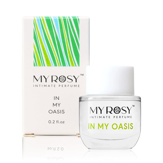 In My Oasis Deodorizing Perfume Oil for Women - Dermatologist Approved - Intimate Fragrance - Hypoallergenic, Long Lasting, Alcohol & Paraben-Free, Odor Control, Fragrance Oil for Feminine Area