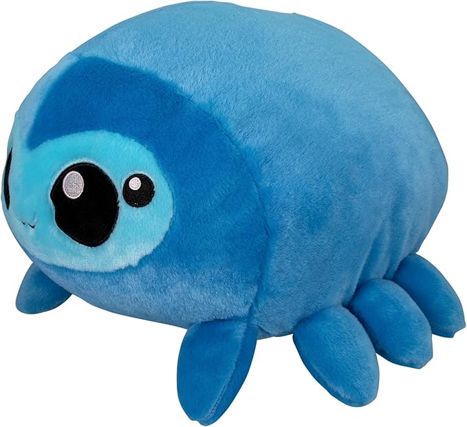 MochiOshis 12-Inch Character Plush Toy Wahiko Webboshi Blue Spider | Cute Plushies and Soft Stuffed Animals, Room Decor Essentials | Presents for Babies and Children | Kawaii Gifts and Collectibles