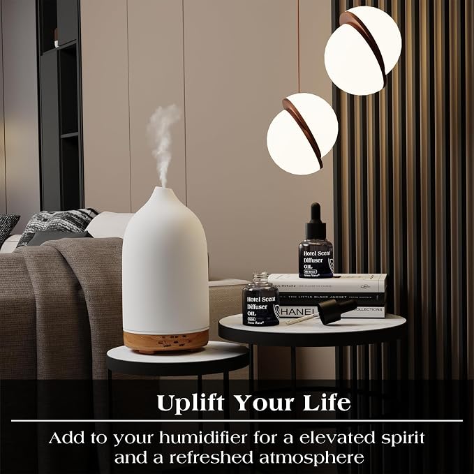 Hotel Fragrance Diffuser - Dubai Essential Oils Scent - Luxury Hotel Inspired Home Aromatherapy Diffuser Oil - Galbanum, Sandalwood, Musk - for Diffuser, Humidifier, Ultrasonic, Reed - 30ML