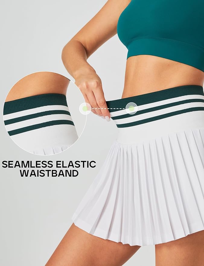 Pleated Tennis Skirt with Pockets for Women Tennis Skort for Woman High Waisted Golf Skirts Athletic Skirt