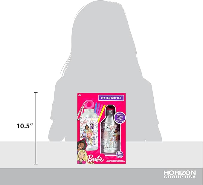 Barbie by Horizon Group USA Water Bottle, Assorted