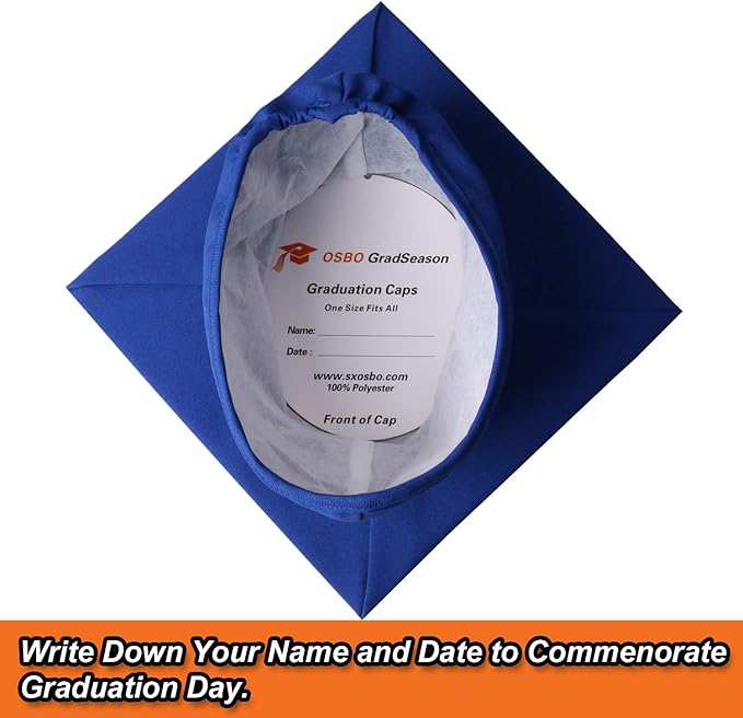 OSBO GradSeason Unisex Matte Kindergarten Graduation Gown Cap Tassel Set 2025