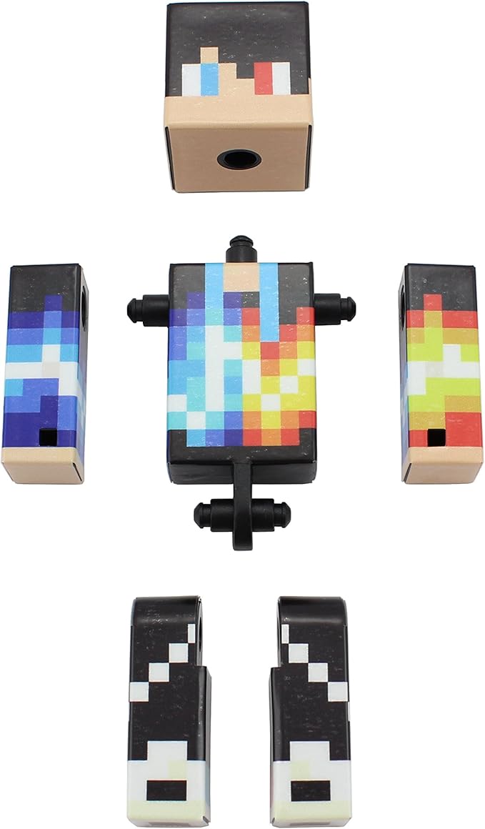 EnderToys Fire and Ice Boy Action Figure