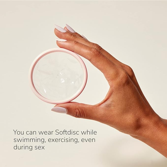 Softdisc Menstrual Discs | Disposable Period Discs | Tampon, Pad, and Cup Alternative | Capacity of 3 Super Tampons | 14 Count