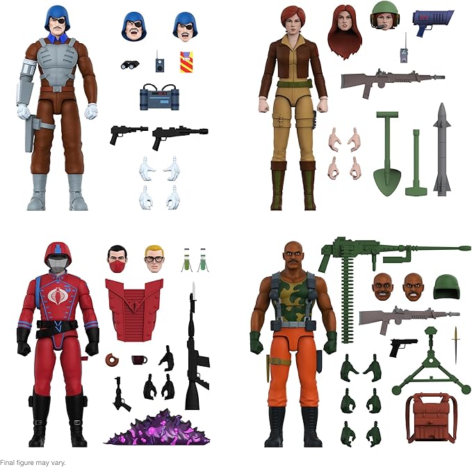 Super7 Ultimates! G.I. Joe Major Bludd - 7" G.I. Joe Action Figure with Accessories Classic Cartoon Collectibles and Retro Toys