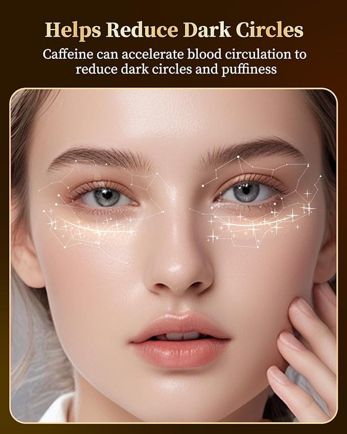 Eye Cream Anti Aging with 30% C-Xyloside Solution, Supramolecular Infiltration Technology for Wrinkles, Caffeine Eye Cream for Dark Circles and Puffiness - 2Pack