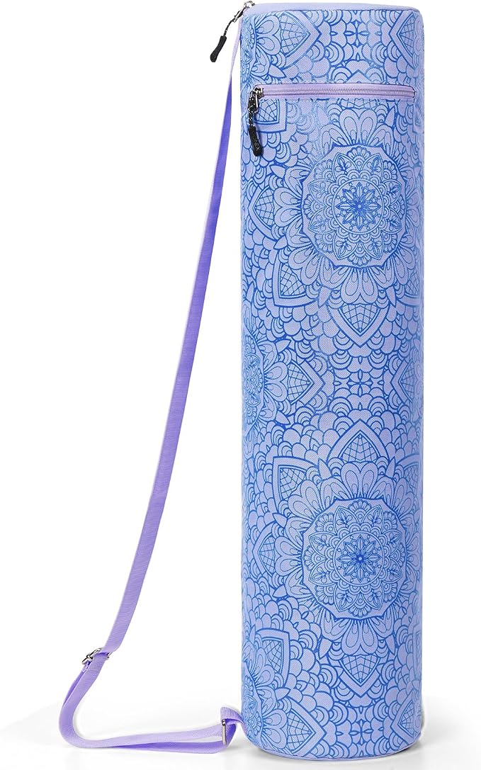 Gonex Yoga Mat Bag, Yoga Mat Carrier Full-Zip Exercise Yoga Mat Carry Bag for Women Men with 2 Multi-Functional Storage Cargo Pockets Extra Wide Adjustable Shoulder Strap