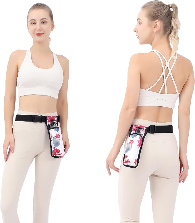 Massage Bottle Bag Massage Therapist Holster Massage Lotion Holster Massage Oil Holster（9d1KD-Hua）