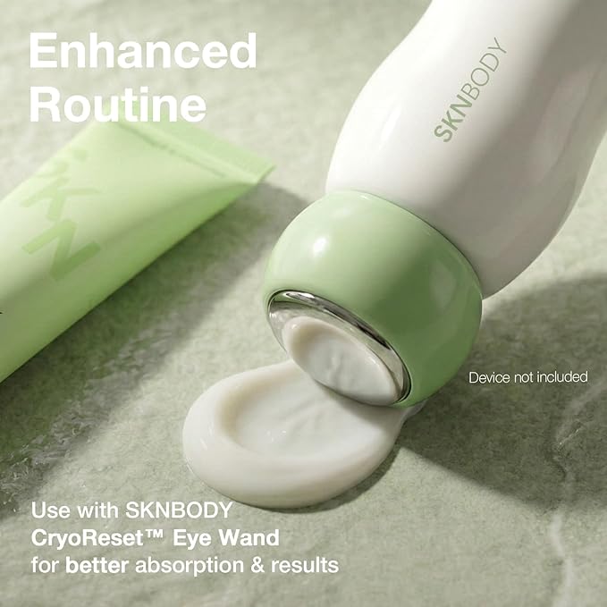 SKNBODY CryoReset Brightening Eye Cream with Caffeine & Niacinamide – Hydrating Under Eye Cream for Puffiness & Dark Circles