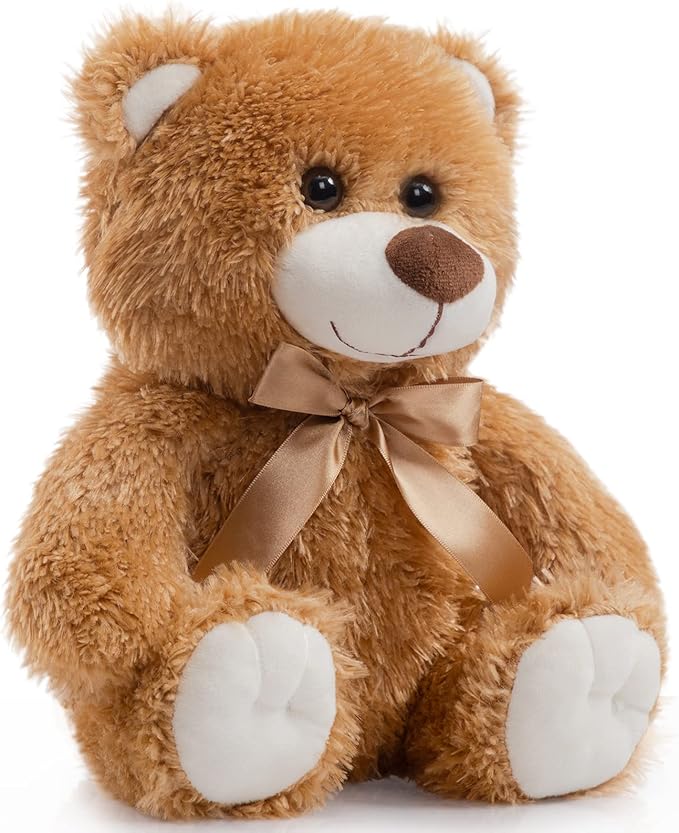 Super Color Teddy Bear Stuffed Animals Plush Toy for Children Girlfriend Family Congratulations Baby Shower Birthday Tan 14 inch