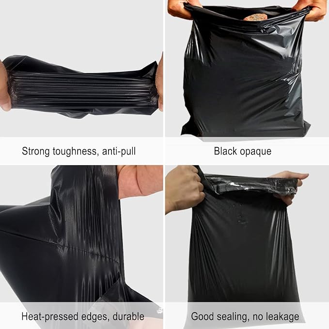 Sanitary Napkin Disposal Bags, 100 Pcs Feminine Hygiene Bags, Self-Sealing Seals, Women's Privacy Protection, Tampons - Black