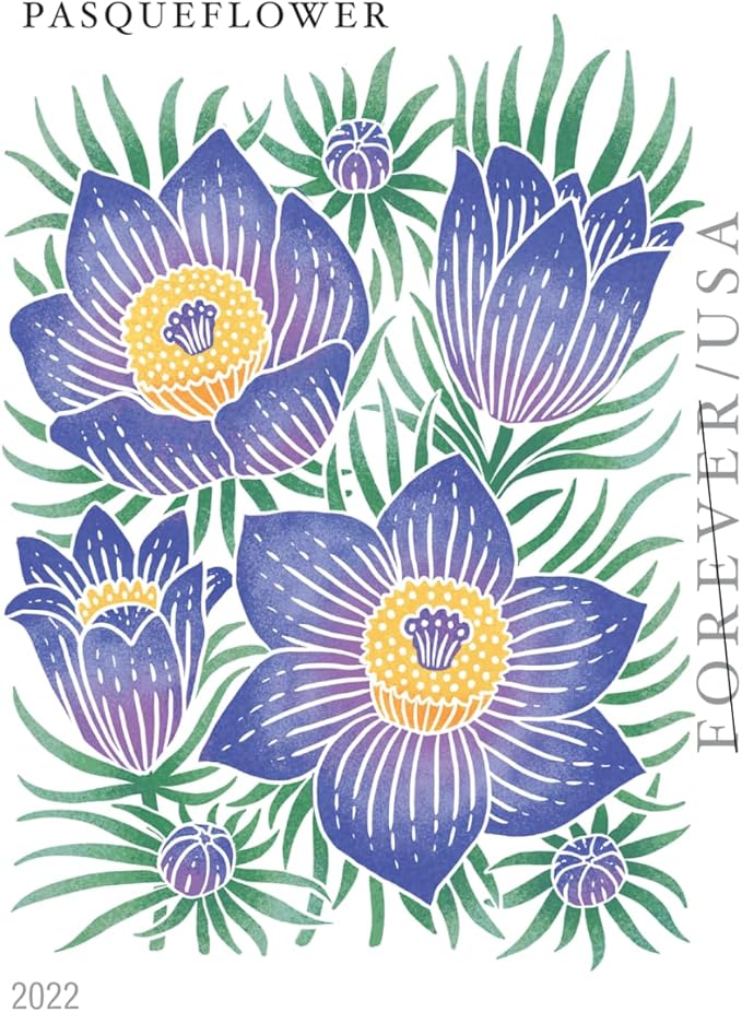 2022 Mountain Flora Wild Flowers Garden Forever First Class Postage Stamps - Garden, Flowers, Nature, Valentine, Wedding, Celebration, Anniversary, Love, Party (100 Stamps (5 Books of 20))