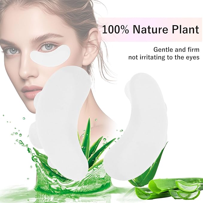 100 Pair Under Eye Pads Eyelash Extensions Patches Lash Extension Lint Free Under Hydrogel Eye Mask Pads Beauty Tools