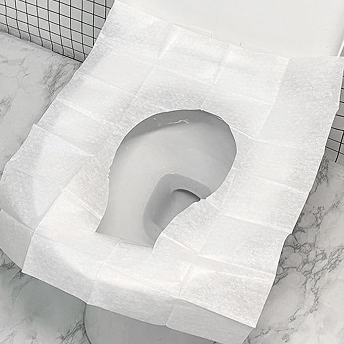 10PcsToilet Seat Covers Disposables Flushable Travel Disposables Toilet Seat Covers for Kids Potty Training Camping