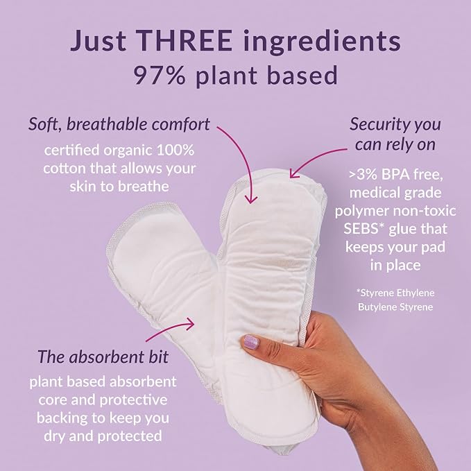 Pads, Night-Time/Overnight 10 ct, 3 Pack (30 Pads)