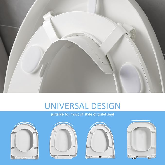 Universal Pee Deflector for Toilet Seat with Toilet lid Lifter, Toilet Splash Guard Prevents Kids and Adult from Peeing Splash Size 11.5 * 8.3” (1PC)
