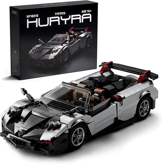 Nifeliz HURYRA Sports Car Building Set, 1:14 Scale Supercar Model Building Set for Display and Collectors, Ideal Gift for Adults and Car Lovers (1,191 PCS, NF10318)