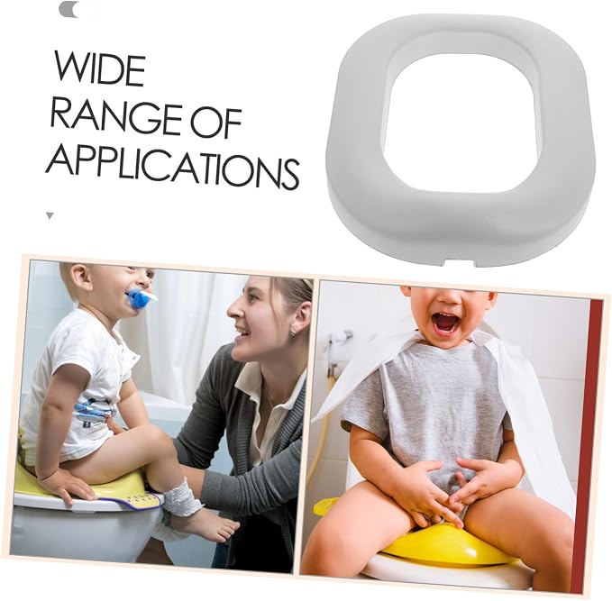 VANZACK Toilet Seat Accessories Pu Mat for Boy Girl's Bathroom Padded Seat Cover for Potty Training