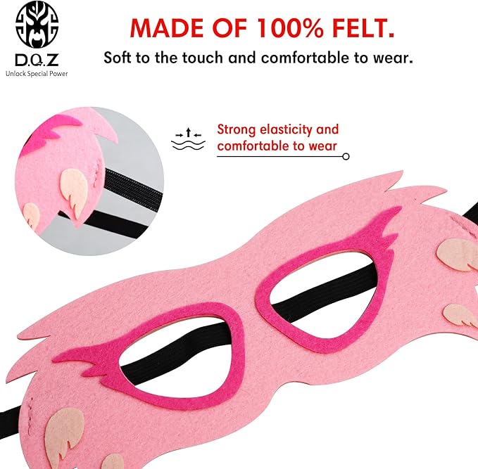 D.Q.Z Bird-Wings-Costume for Kids Dress Up, Felt Feathered Owl Parrot Chicken Animal Role Play Costume, Gift for Girl Boys