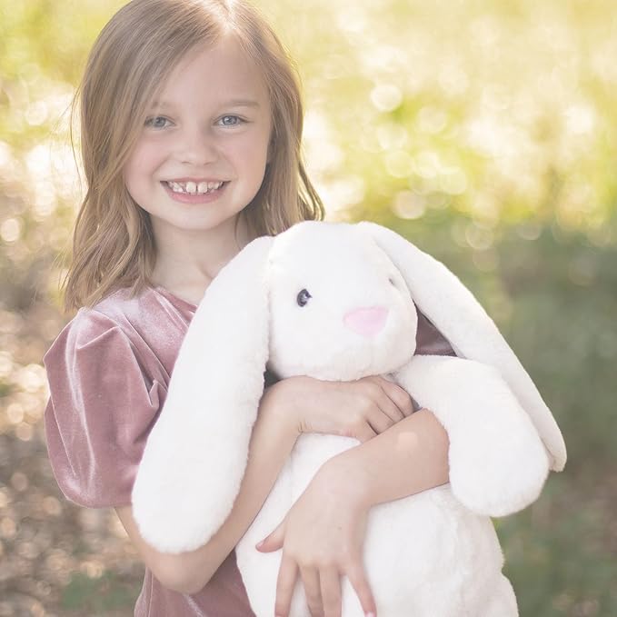 WORLDS SOFTEST PLUSH BriBri Bunny, Off White, Lushee, X-Large, 20" Stuffed Animal for Baby, Toddler, Kids, Adults - Soft, Huggable Stuffed Bunny- Adorable Toy Made from Kid-Friendly, Quality Materials