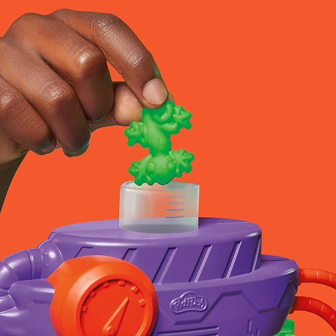 Play-Doh Teenage Mutant Ninja Turtles Mutation Station Playset, Bendy 4 Inch Donnie Action Figure, Kids Arts & Crafts, TMNT Toys for Boys & Girls 4+