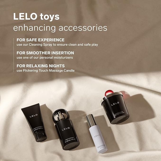 LELO Flickering Touch Massage Candle, Melts into Massage Oil, Scented Candle Body Massage Oil, Luxury Skin Treatment, Black Pepper & Pomegranate Scent