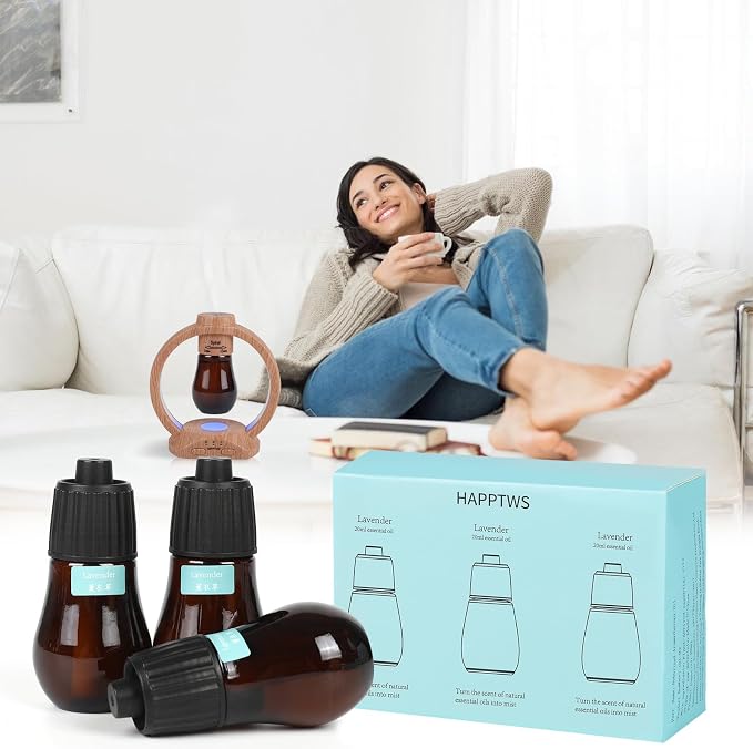 HAPPTWS Diffuser Oil Set (Lavender)