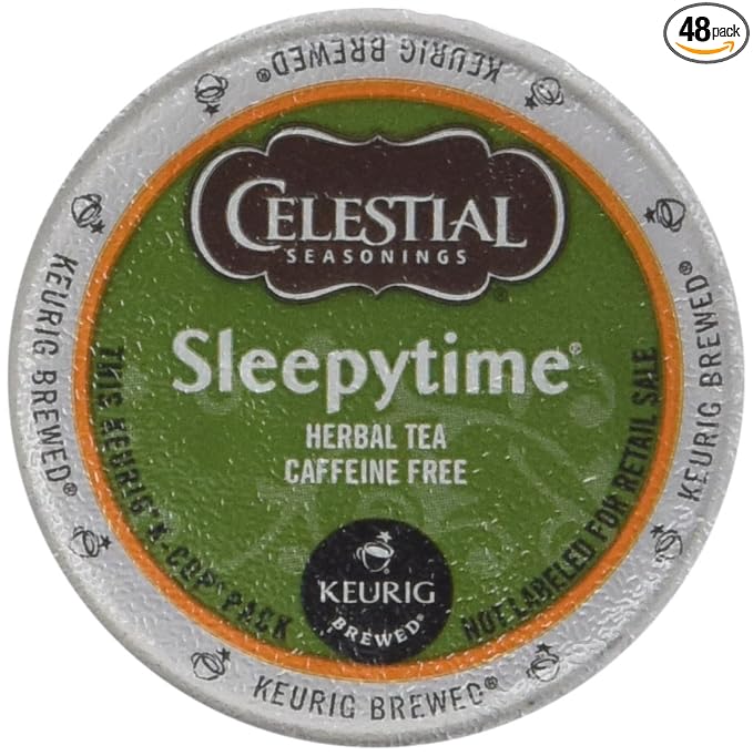 Celestial Seasonings Sleepytime Herbal Tea K Cup 48 Count Case for Keurig Brewers