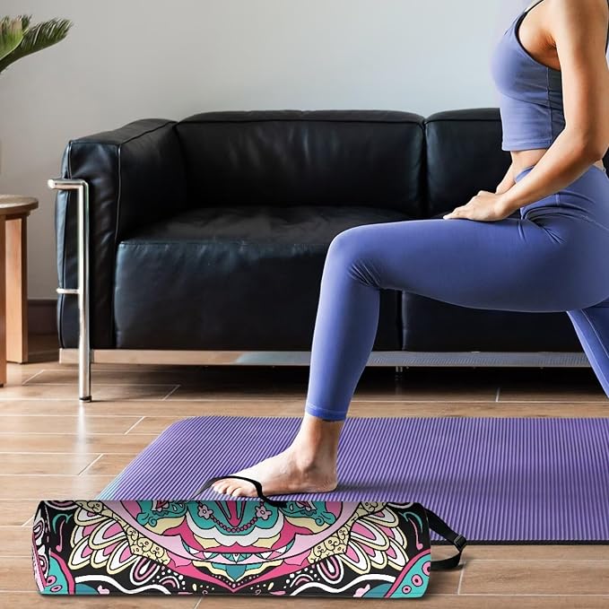 Yoga Mat Bags for Women Lightweight Gym Bag with Strap Full Zip Yoga Accessories