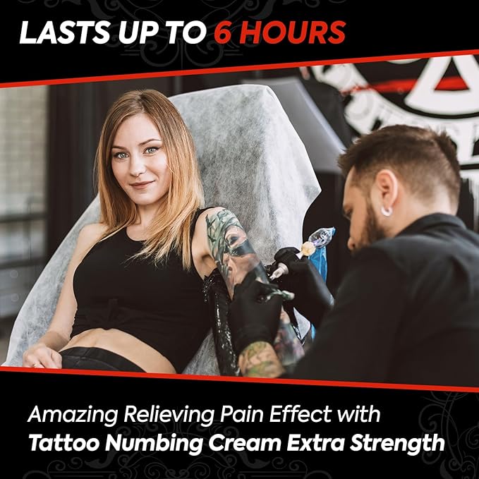 Numbing Cream Extra Strength: Tube Numbing Cream Maximum Strength Long Lasting with Arnica and Emu Oil 1.76 Fl Oz