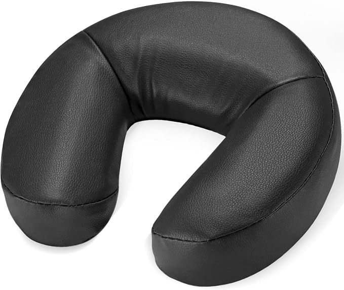 Noverlife Massage Face Cradle Cushion, Professional Massage Table Universal Face Head Neck Rest Pad, Soft Memory Foam Crescent Massage Chair Pillow for Massage Spa Therapy Beauty Treatment Sleep