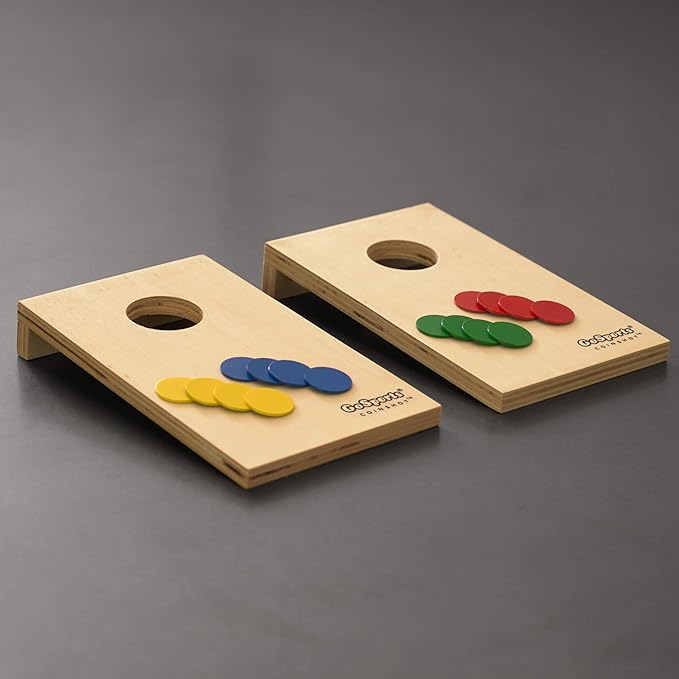 GoSports Coinshot Mini Tabletop Cornhole Game Set