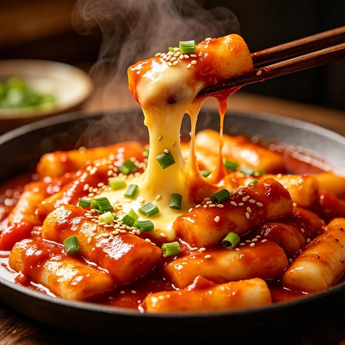 APEXY Korean Rice Cakes for Tteokbokki, Authentic Chewy Korean Rice Cake Sticks, Gluten Free, Vegan, Non-GMO Topokki Rice Cakes for Asian Cooking & Spicy Rice Cake Recipes, 21.16 oz Pack of 1