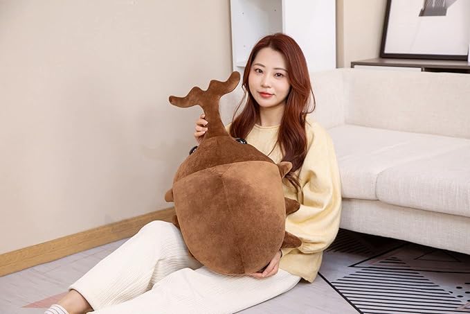 Beetle Plush Toy Plush Pillow Doll Insect Beetle Plush Toy Pillow Stuffed Toy Plush Pillow Children Children Girls Boys Baby (50CM, Brown)…