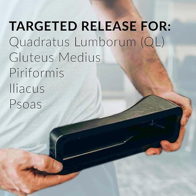 QL Claw Massage Tool for Back Pain Relief – Lower Back Massager & Trigger Point Massage Tool for Back, Hip & Glutes – Portable Manual Muscle Release Device