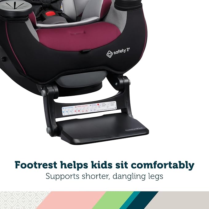 Safety 1st Grow and Go Extend ‘n Ride LX All-in-One Convertible Car Seat, Black Pepper